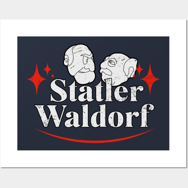 statler and waldorf funny election Wall Art by Regx Food Cosmic